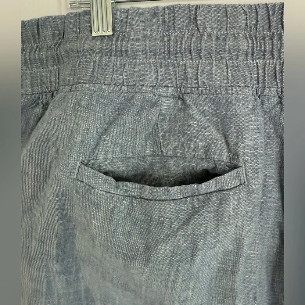 ATHLETA Blue Linen Pants - Picture 6 of 8